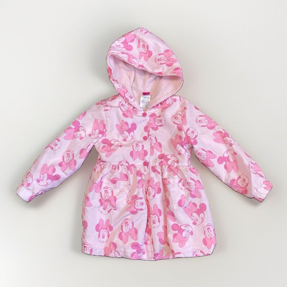 Toddler Girls' Disney Minnie Mouse Lightweight Jacket Size 4T